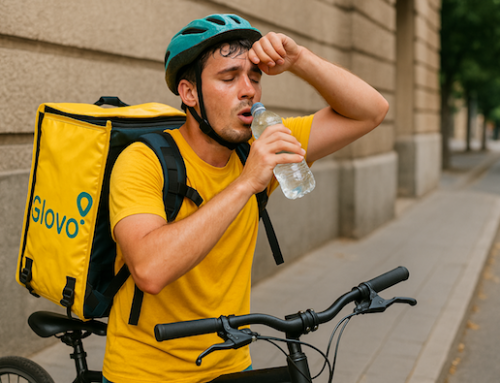 Glovo ha sospeso i ‘bonus’ per i rider che svolgono consegne quando fa caldo